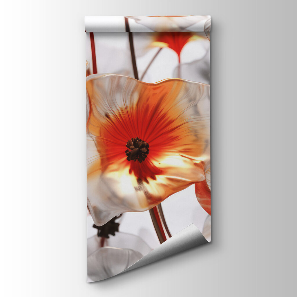 Orange flower cups — product view