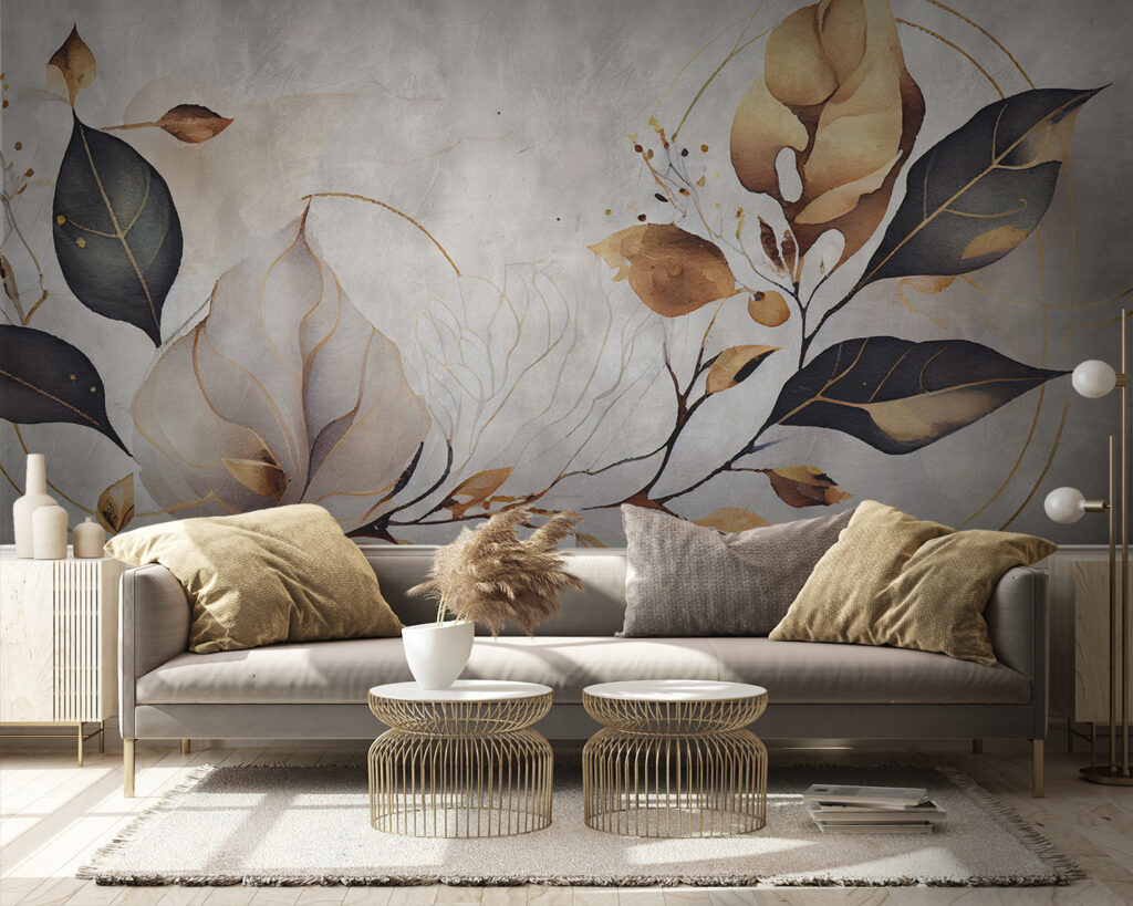 Botanical Goldleaf in an interior