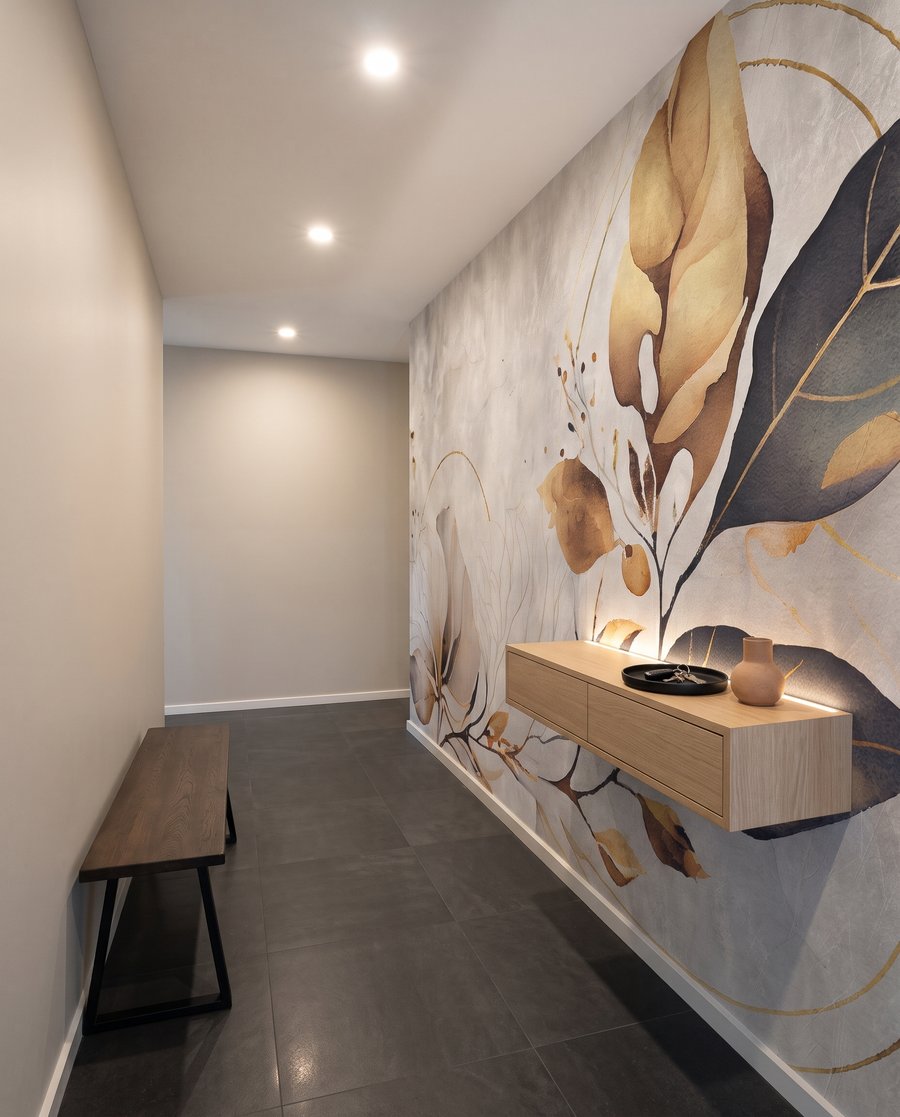 Botanical Goldleaf in an interior