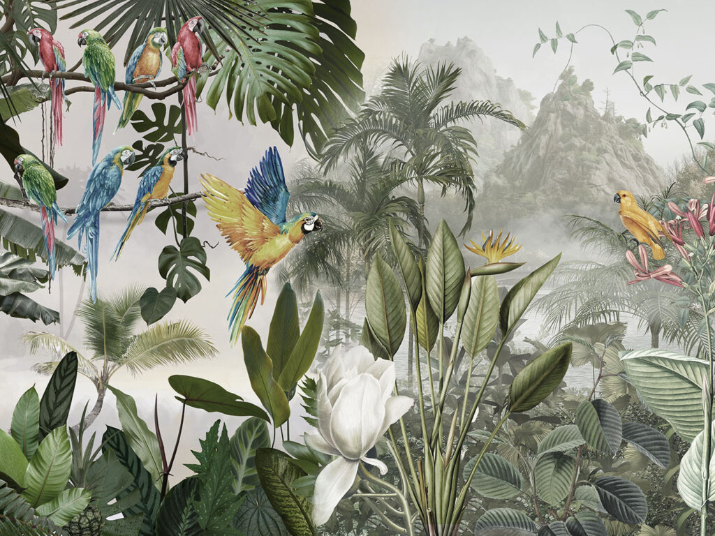 Birds of the Tropics — full design