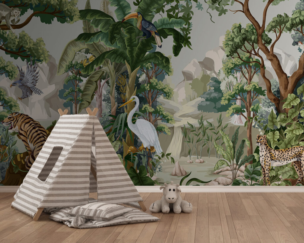 Jungle animals in landscape — interior 2