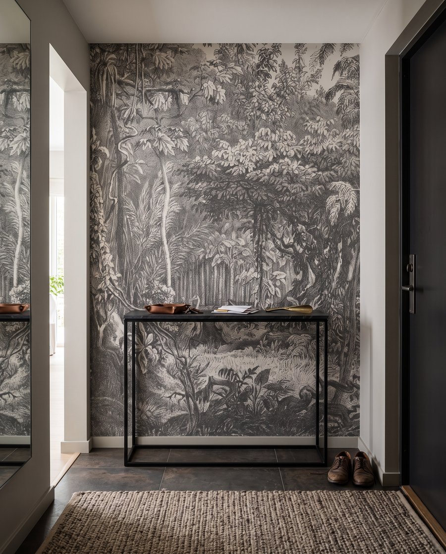 Forest Etching in an interior