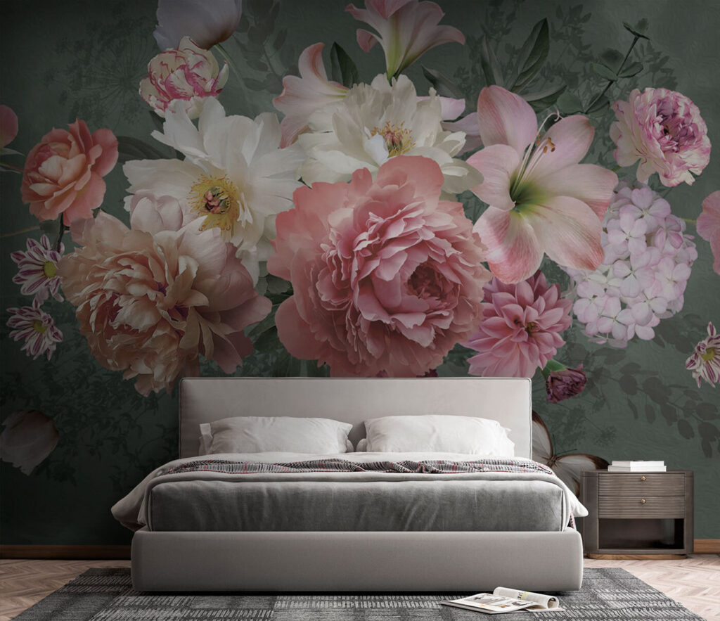 Pink bouquet with butterflies — interior 2