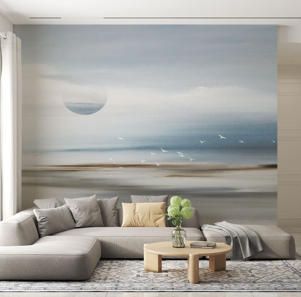 Moon above the beach — interior 2