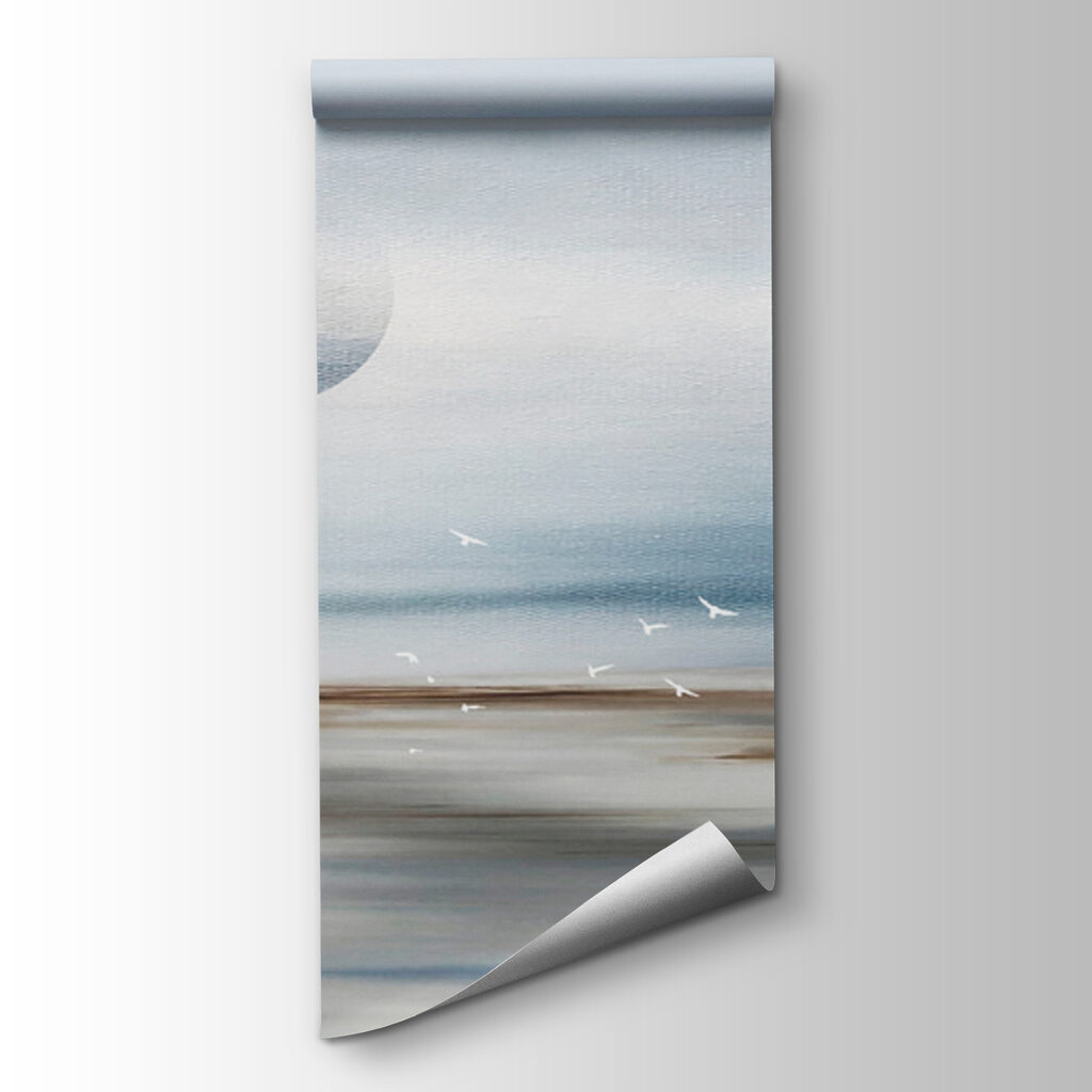 Moon above the beach — product view