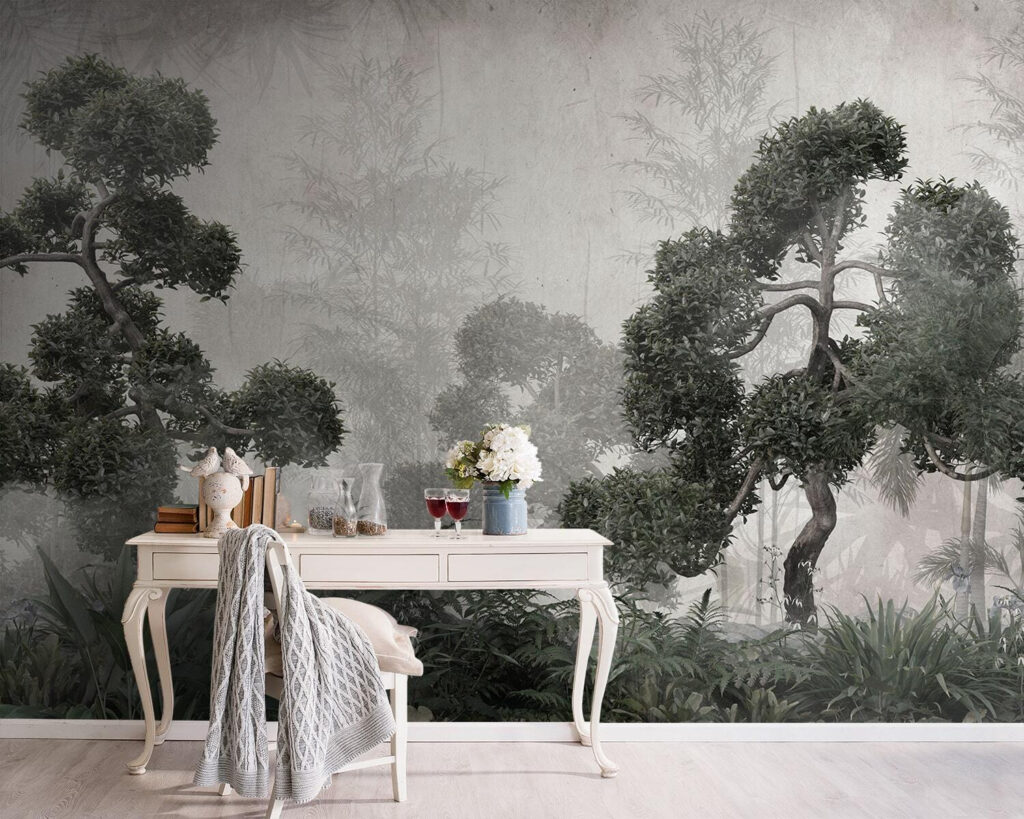 Round treetops above jungle — interior 1