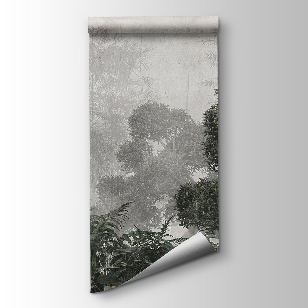 Round treetops above jungle — product view