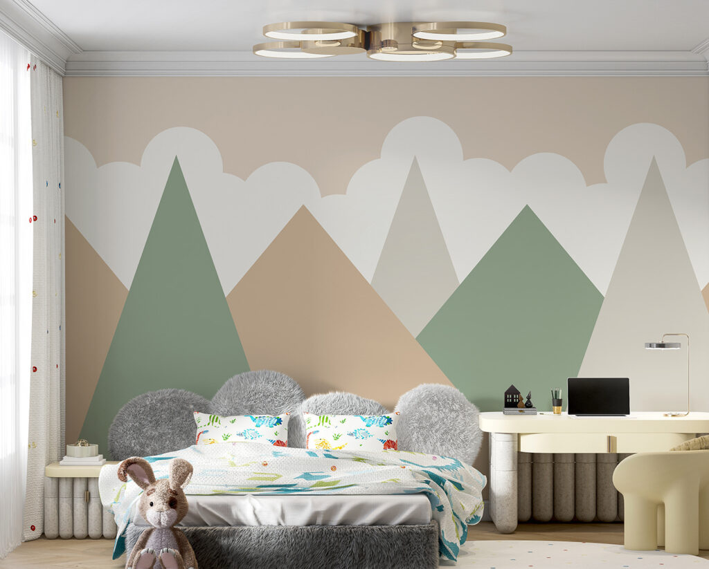 Pastel mountains under clouds — interior 5