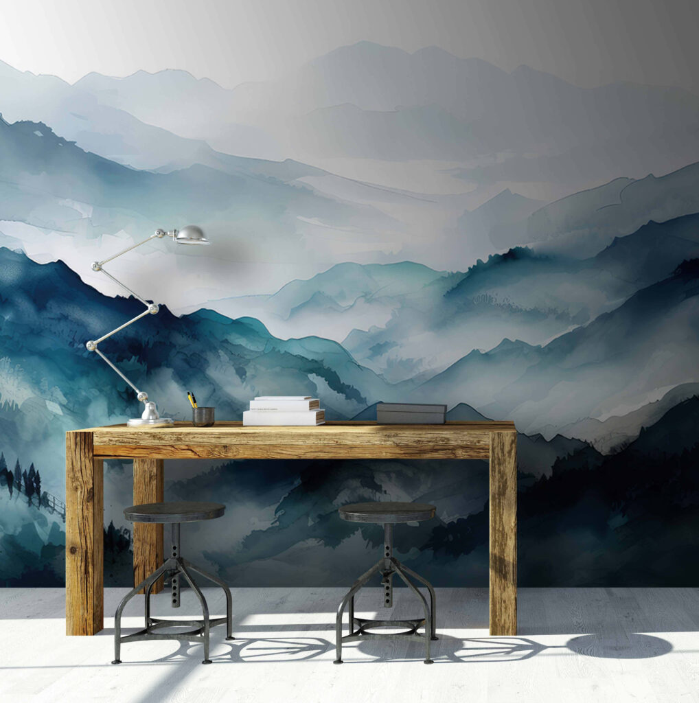 Mountain Watercolour — interior 3
