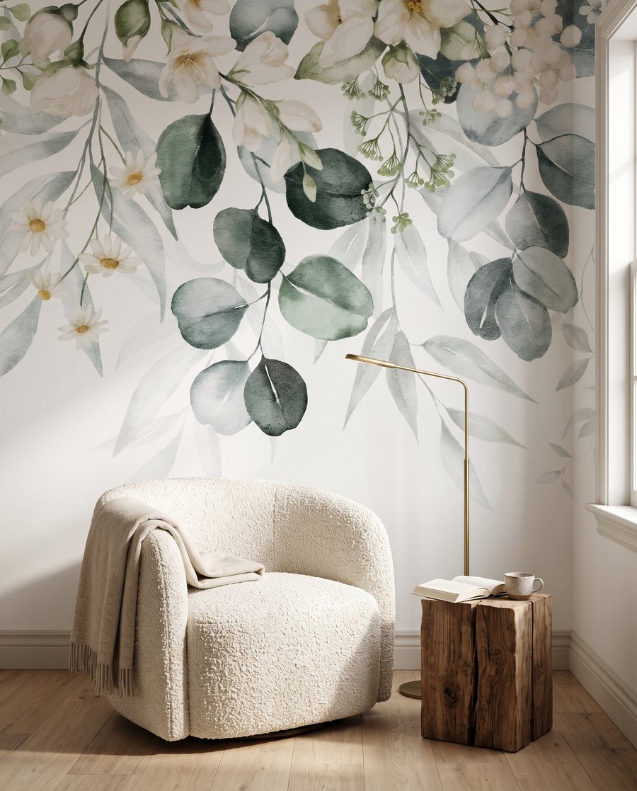 Botanical Garland in an interior