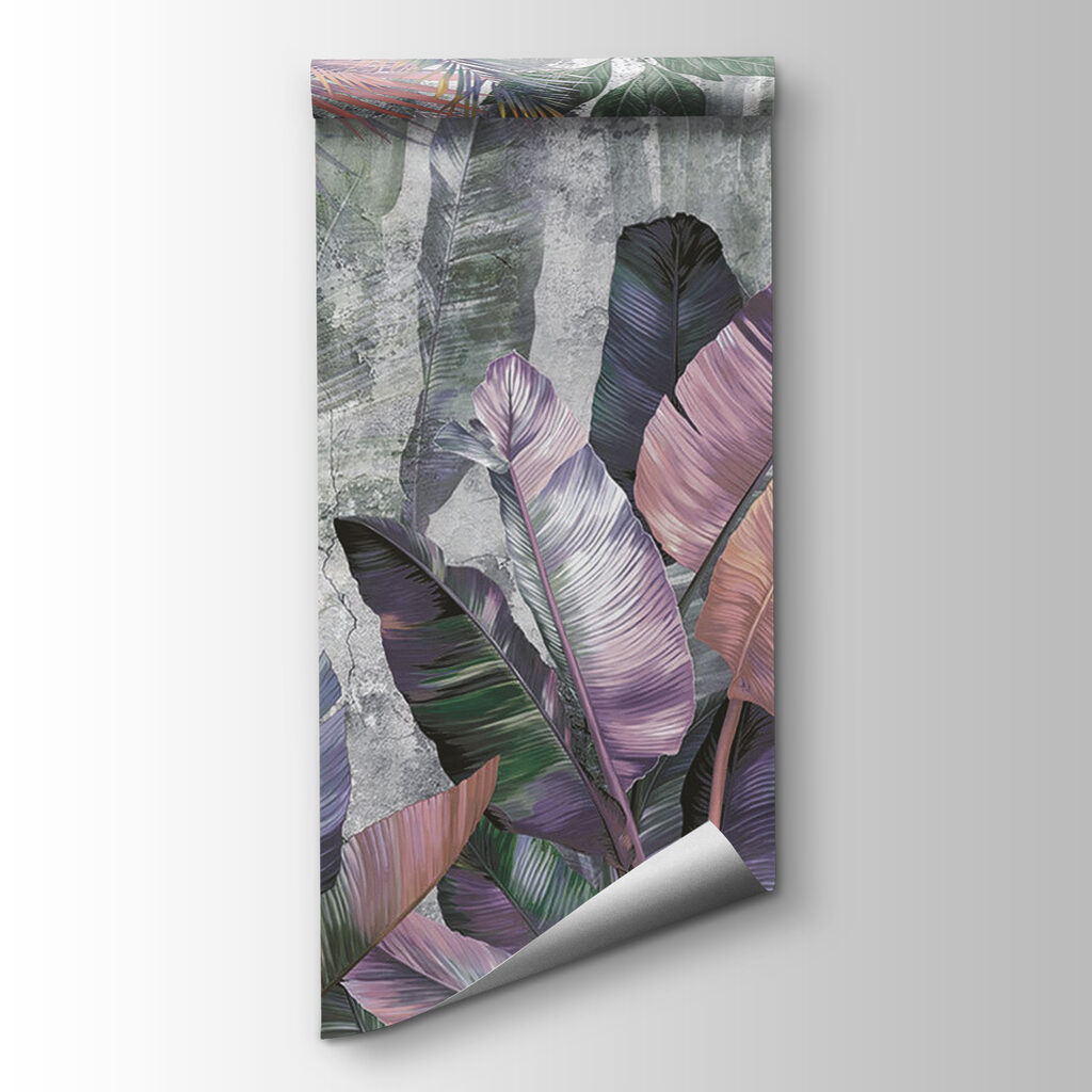Purple tropical leaves — product view