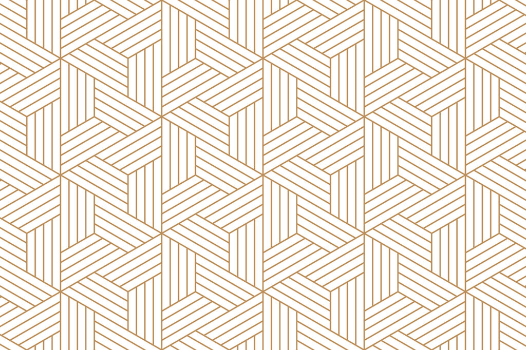 Gold basket-weave pattern — full design