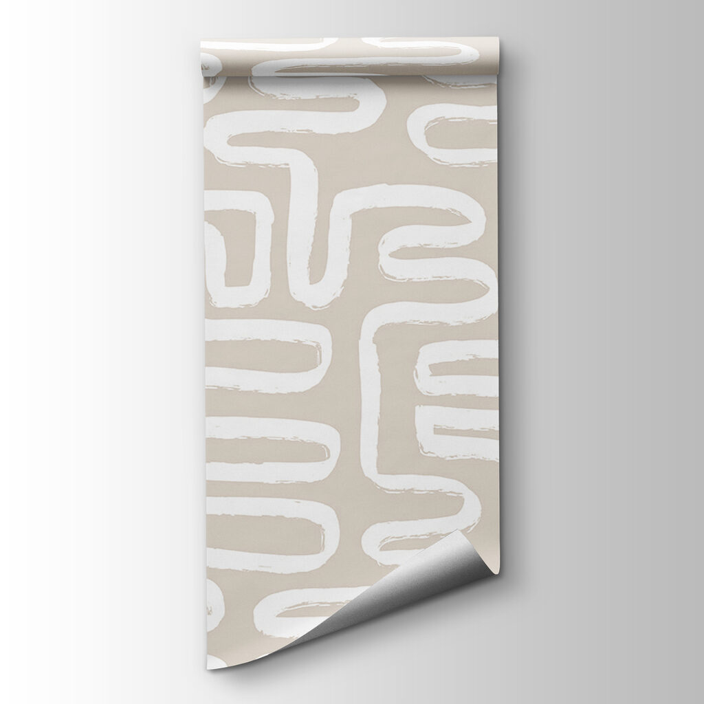 White maze lines — product view
