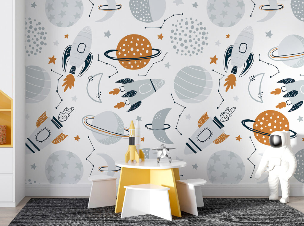 Planets in playful repeat — interior 3