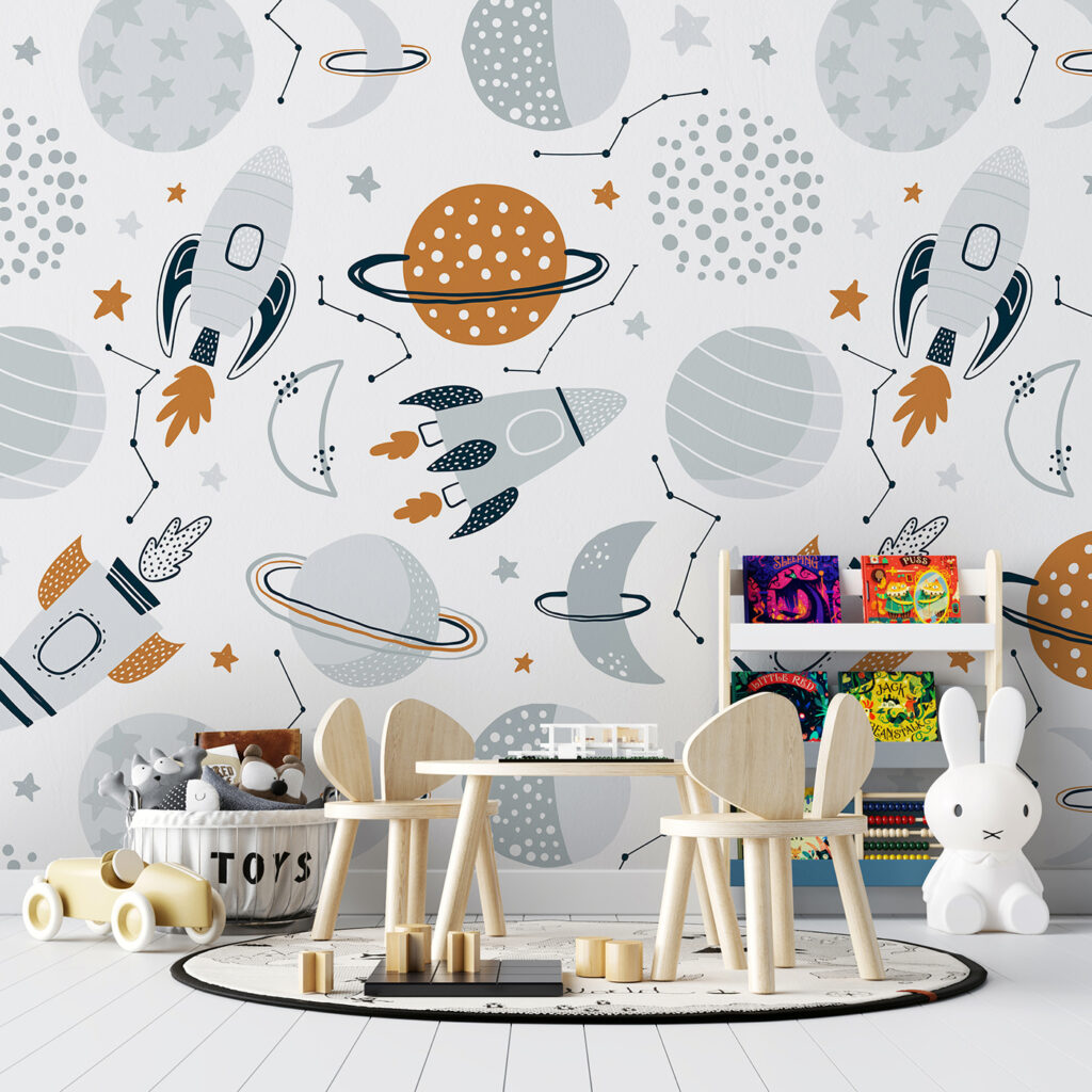 Planets in playful repeat — interior 4