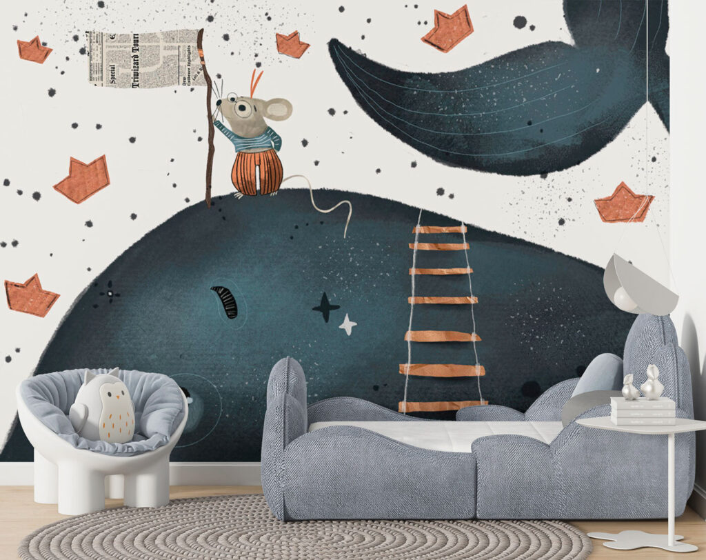Mouse on a whale — interior 2