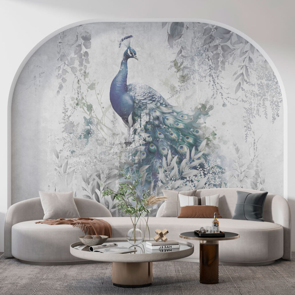 Peacock in the Garden — interior 2