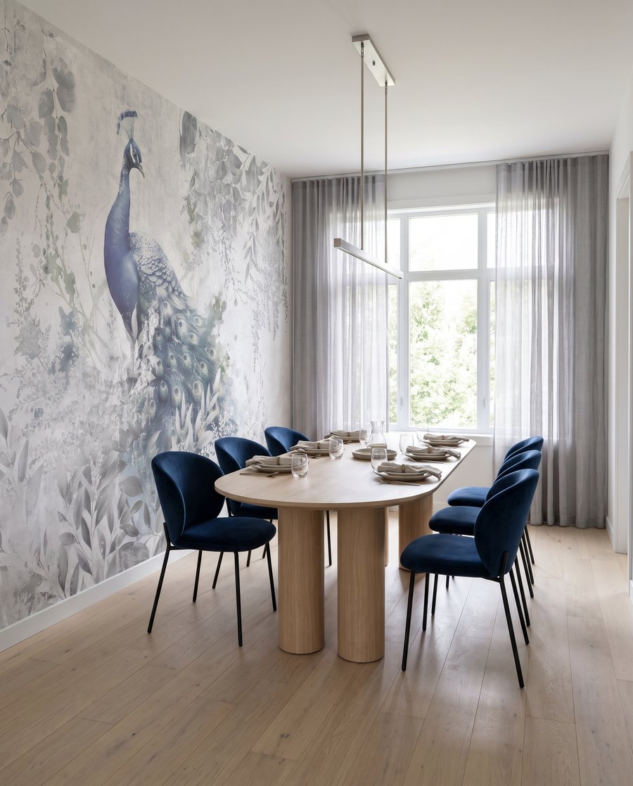Peacock in the Garden — interior 7
