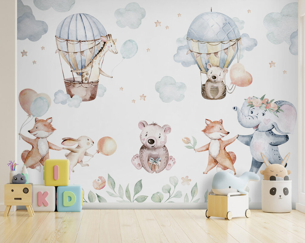 Woodland Balloon Friends — interior 2