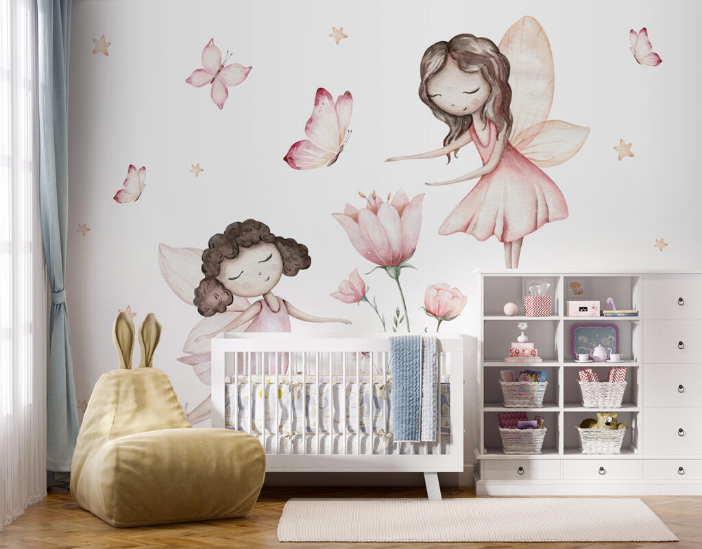 Two fairies among flowers — interior 3