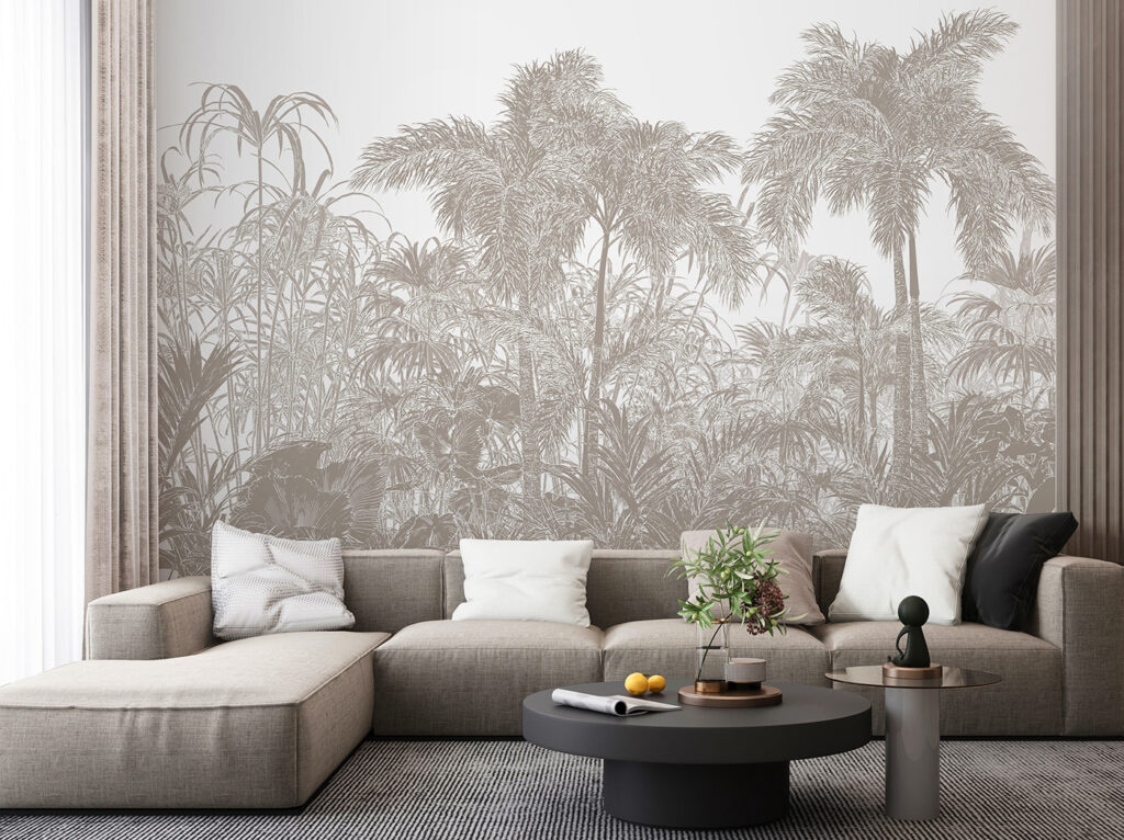 Rainforest in pale lines — interior 2