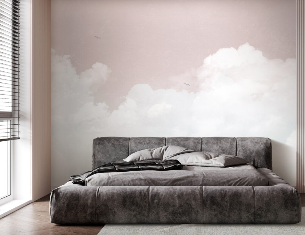 A Sky of Clouds in an interior
