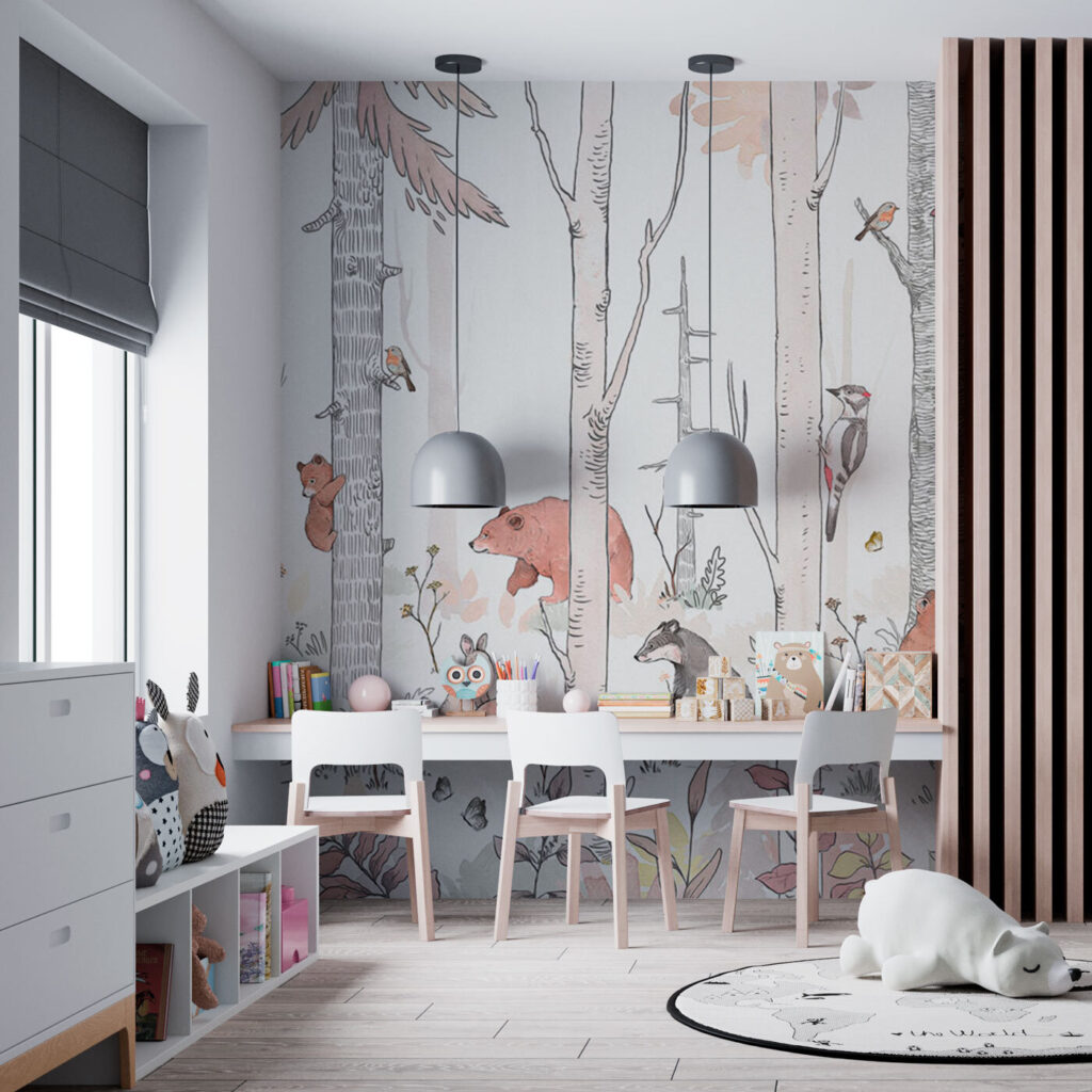 Woodland Tales in an interior