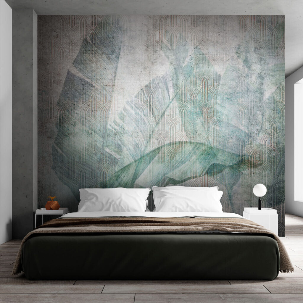 Leaf Through Plaster in an interior