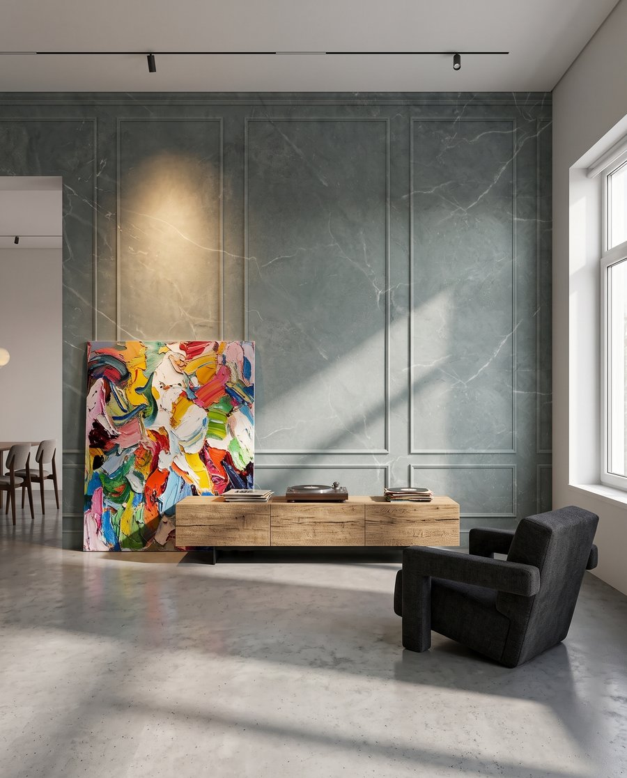 Stone Wall Panels in an interior