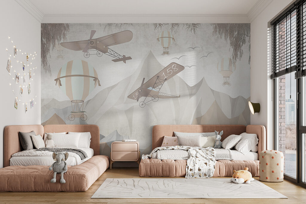 Planes above sandy mountains — interior 4