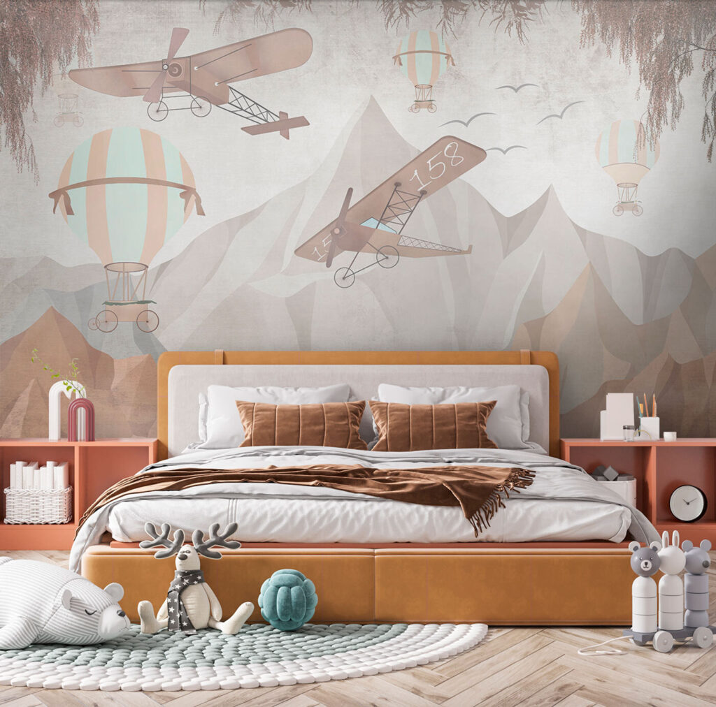 Planes above sandy mountains — interior 3
