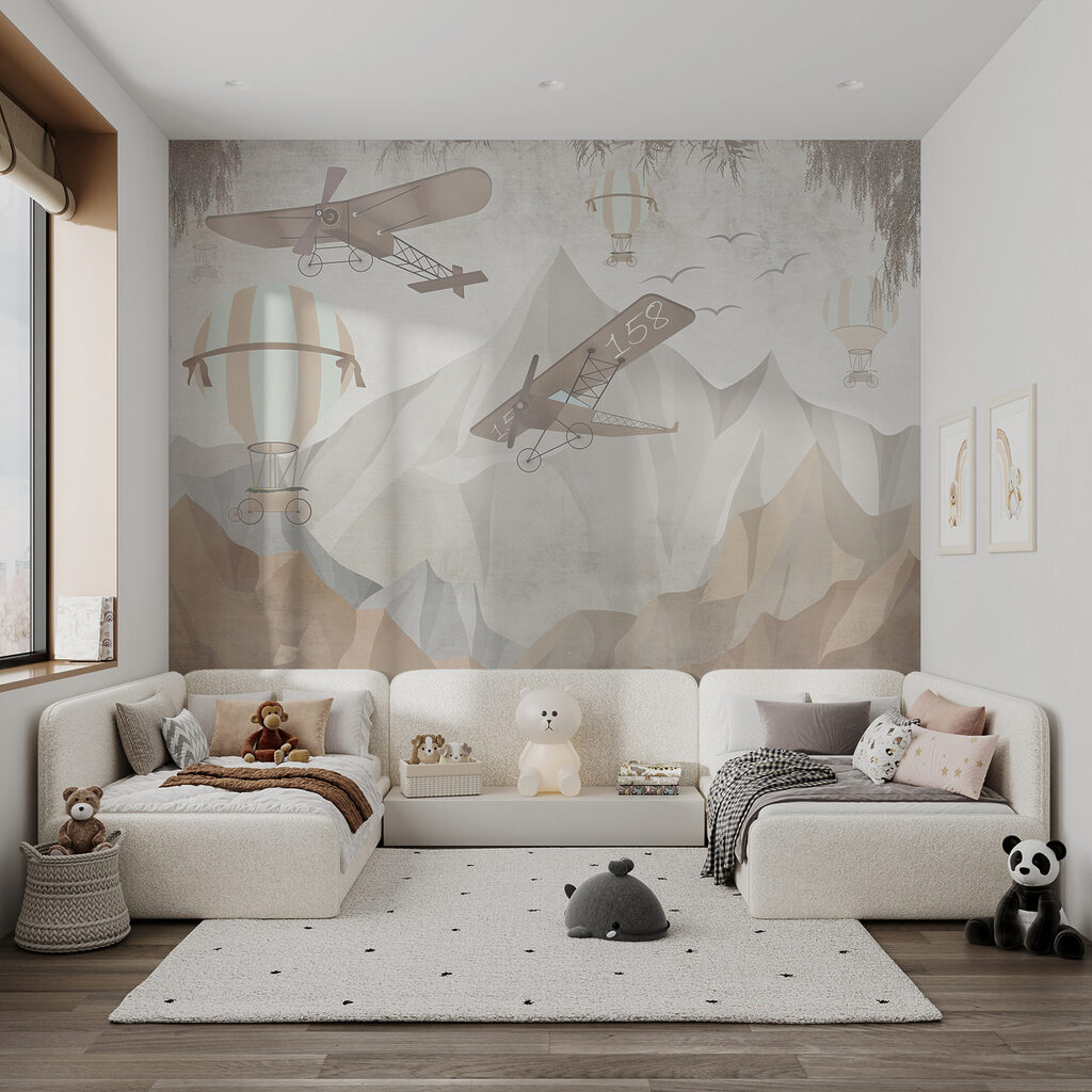 Planes above sandy mountains — interior 5