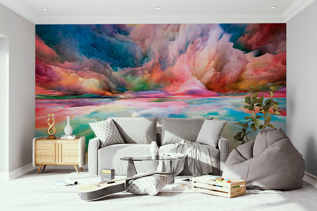 Colourful clouds and reflections — interior 3