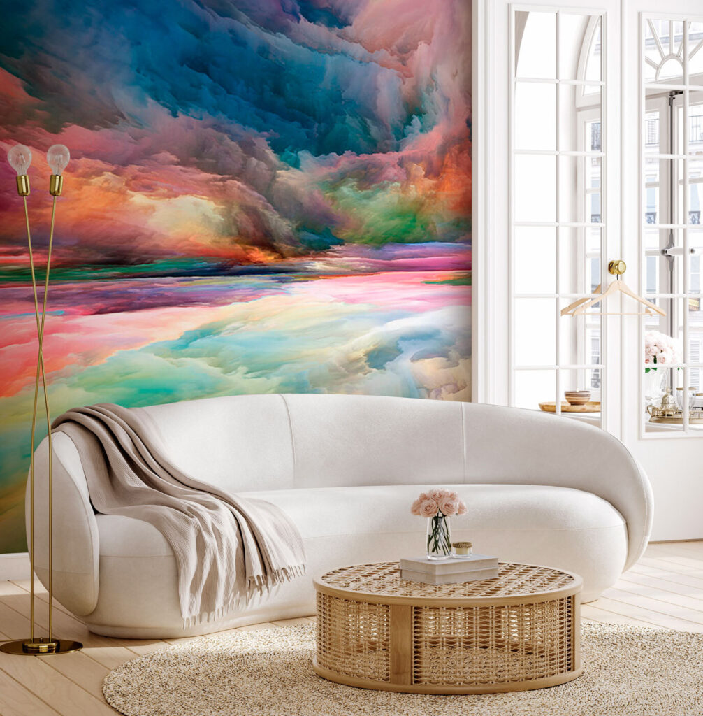 Colourful clouds and reflections — interior 2