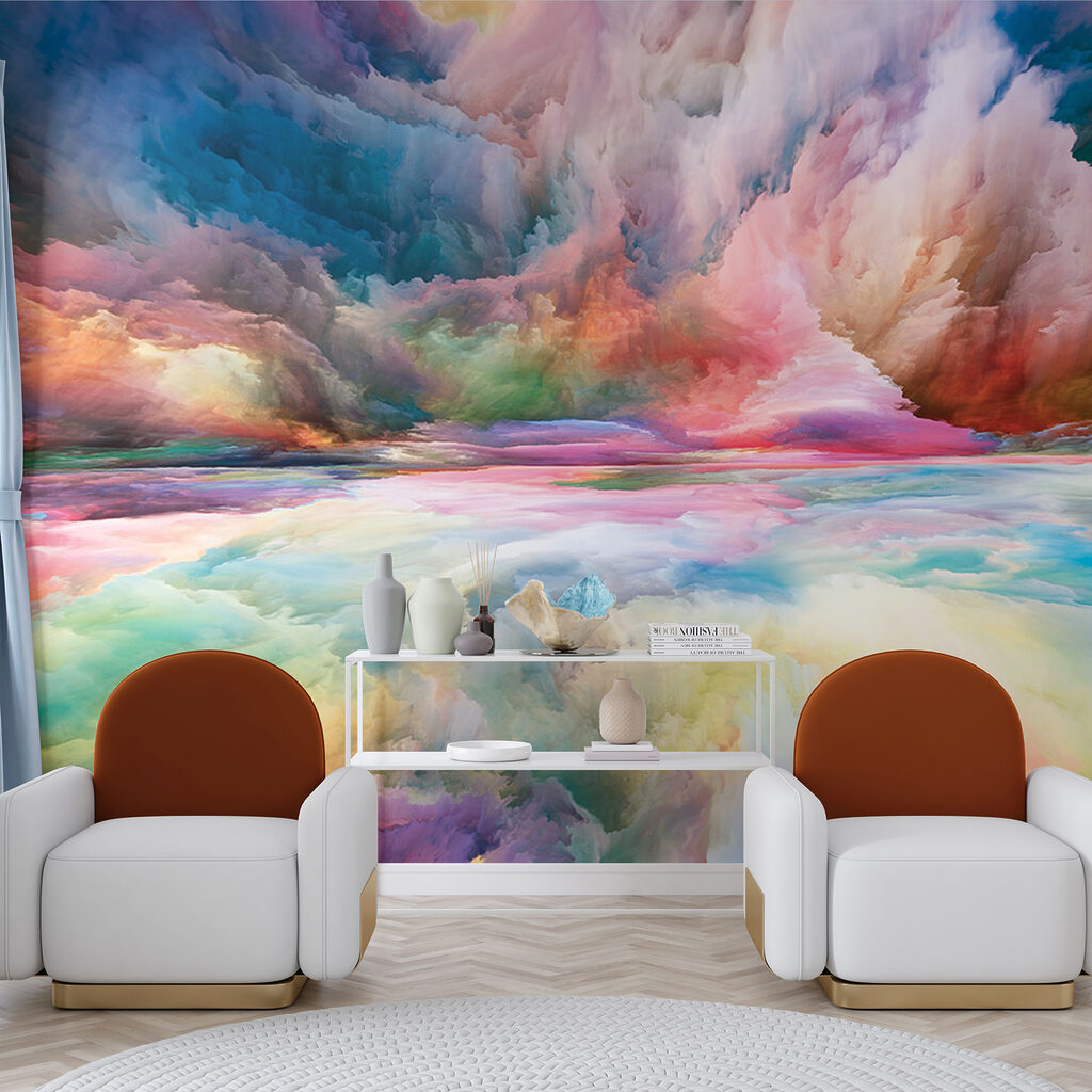 Colourful clouds and reflections — interior 4