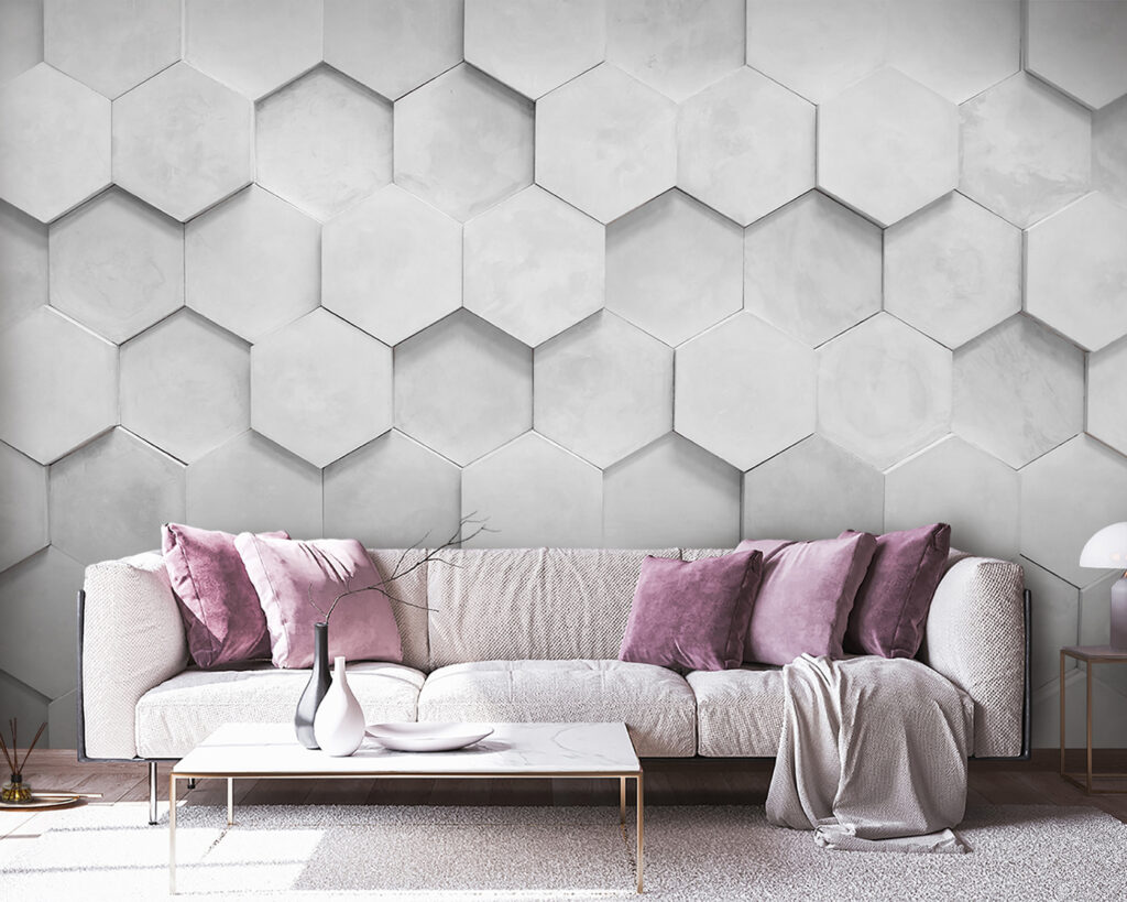 Honeycomb Relief in an interior