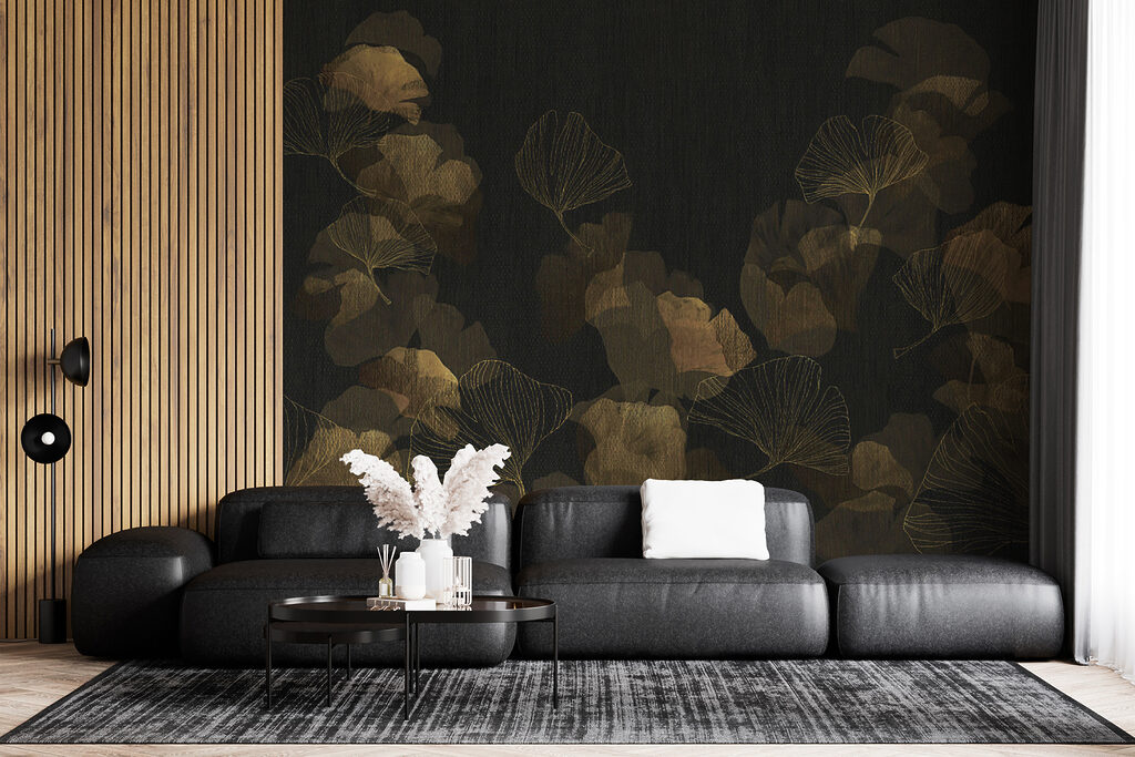 Gold leaves in darkness — interior 4