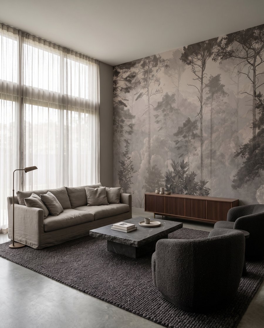 Forest Hush in an interior