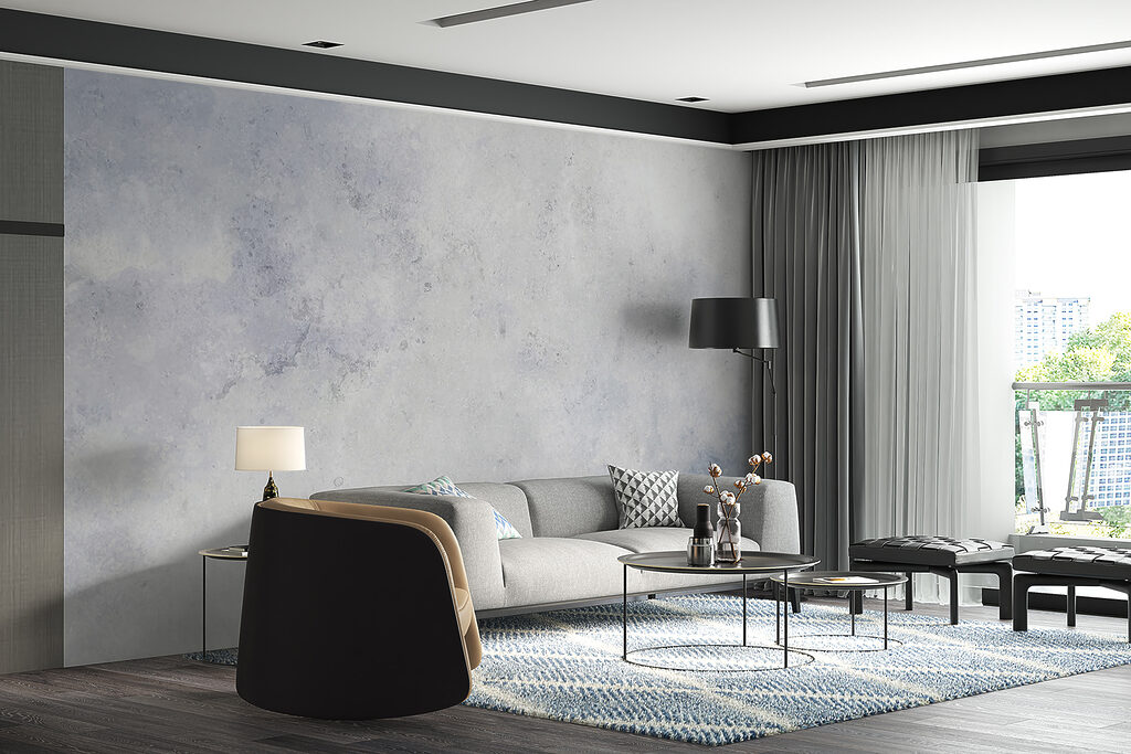 Light blue paint mist — interior 3