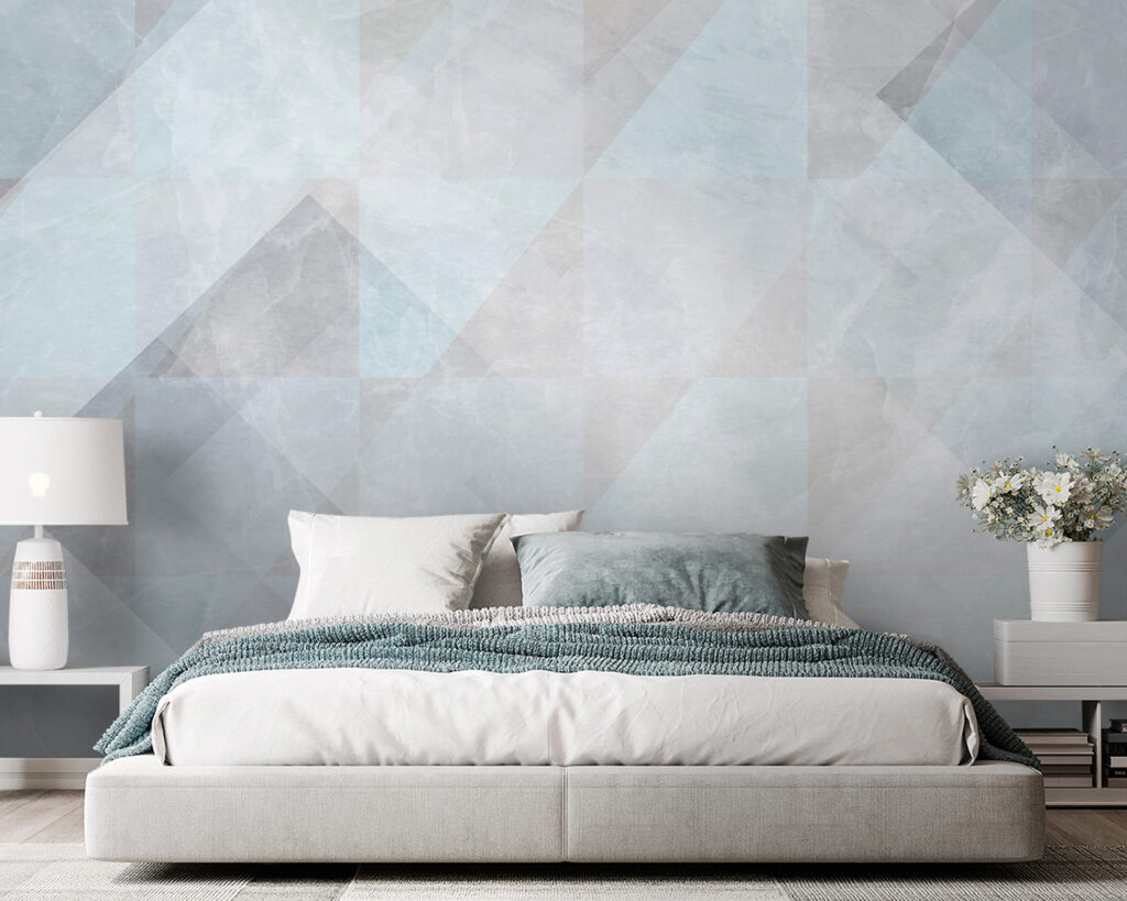 Blue geometry in layers — interior 2