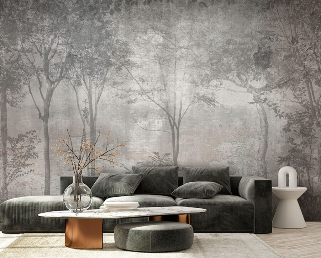 Woodland Charcoal in an interior