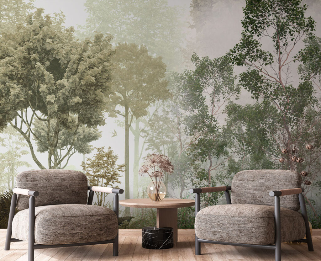 Green forest canopy — interior 3