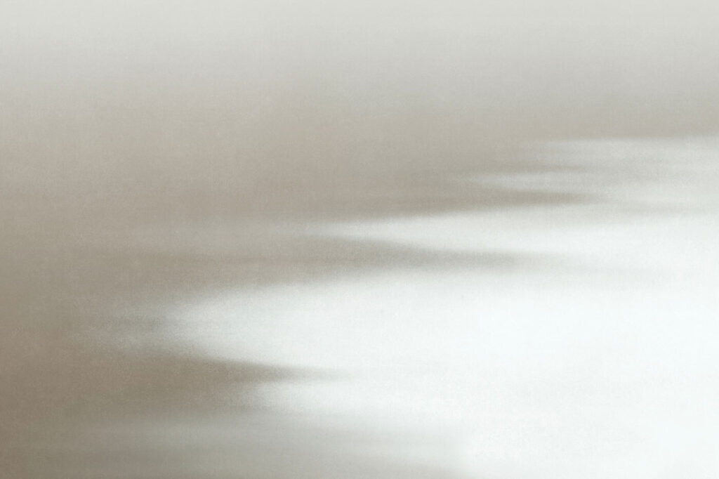 Quiet grey-green haze — full design