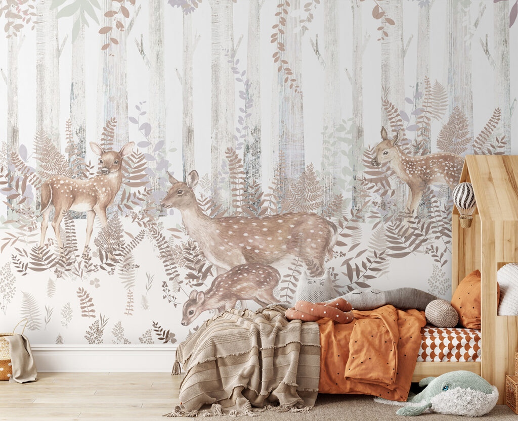 Deer in the Clearing — interior 2