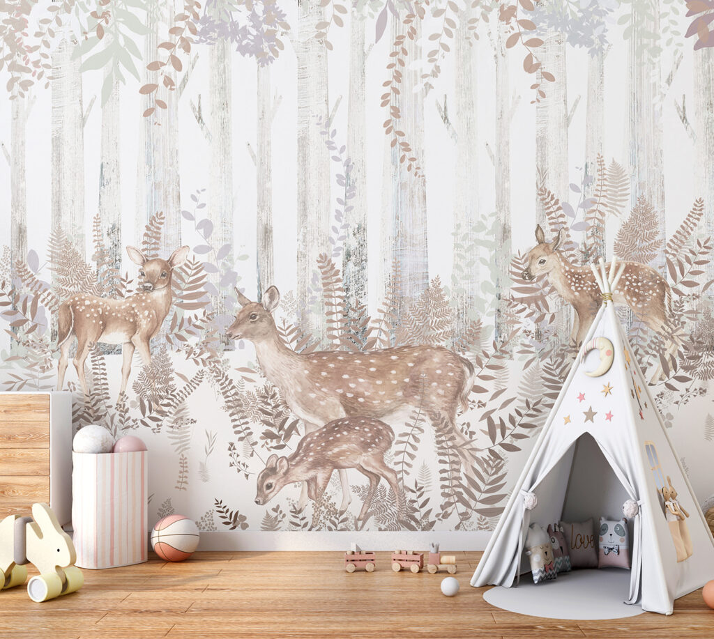 Deer in the Clearing — interior 3