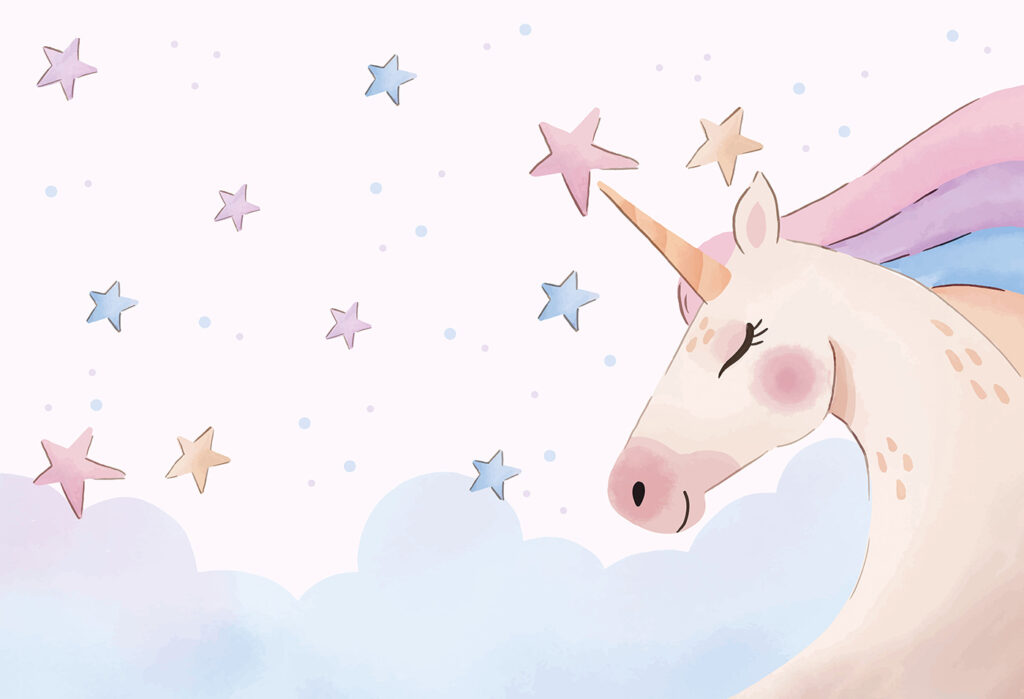 Unicorn Among Stars — full design