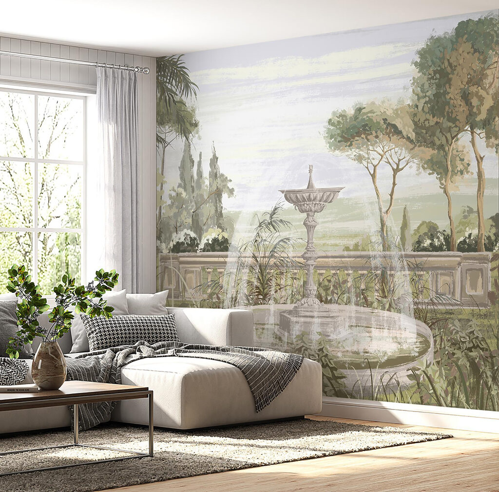 Tropical garden fountain — interior 3