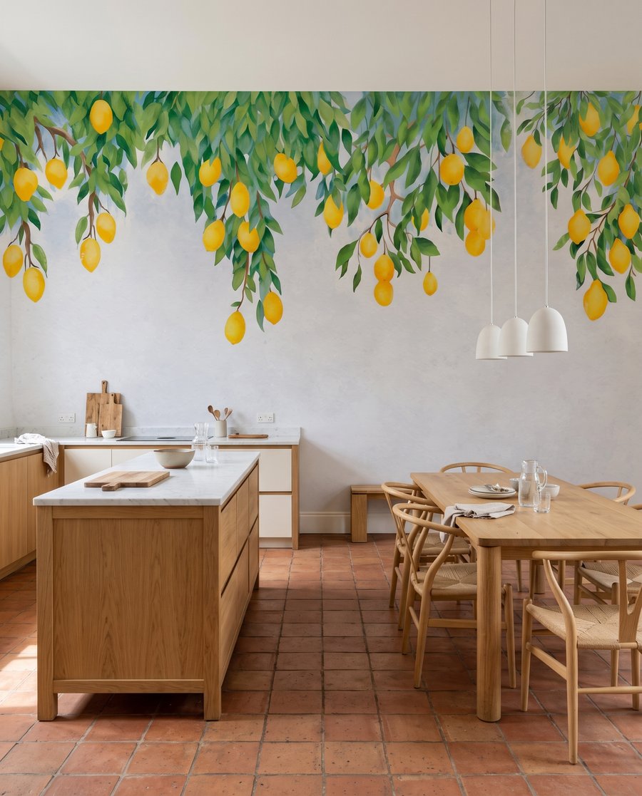 Lemon Boughs in an interior