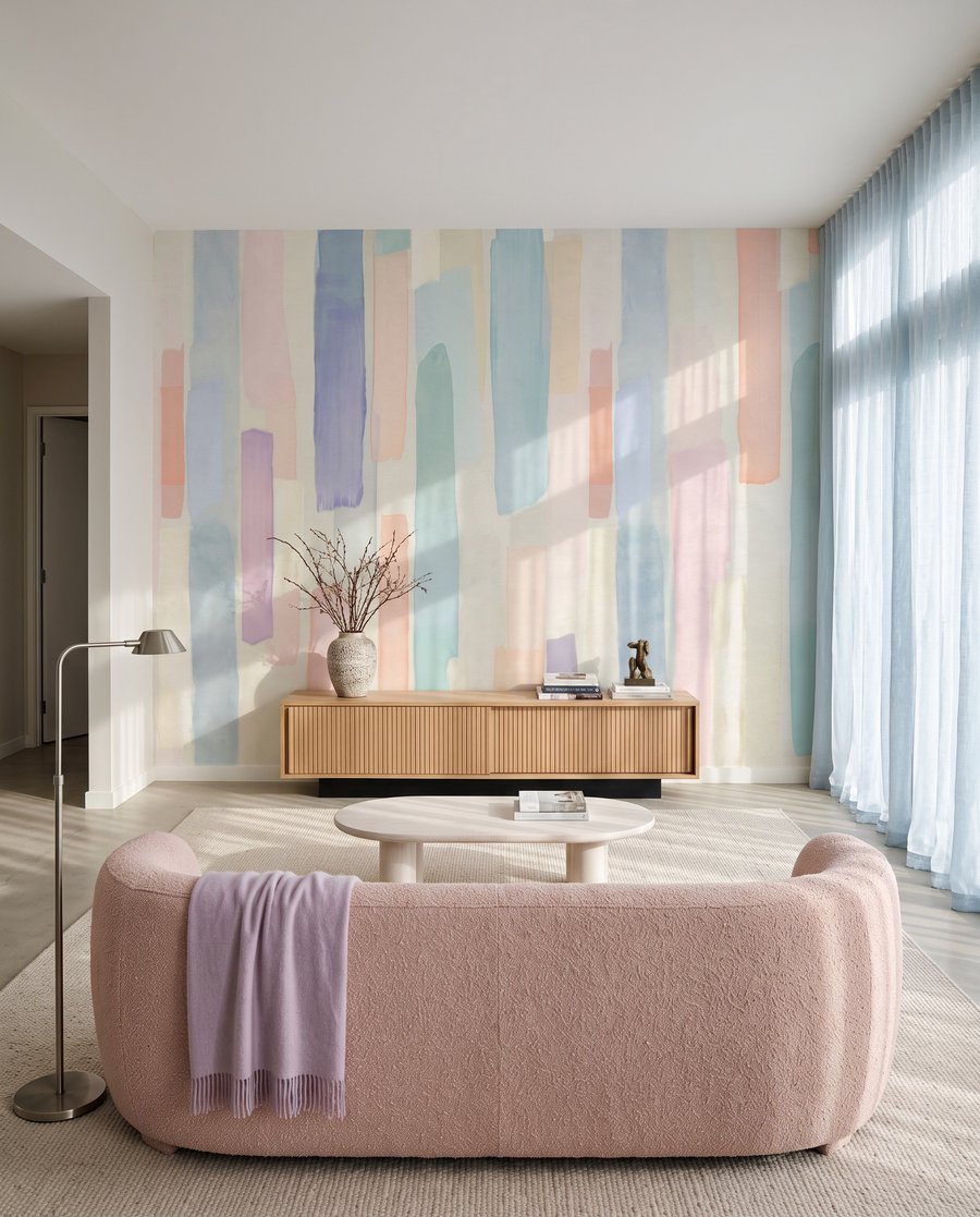 Colour Blocks in an interior