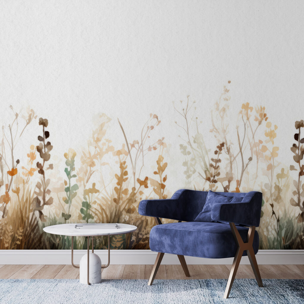 Wildflowers along the bottom — interior 1